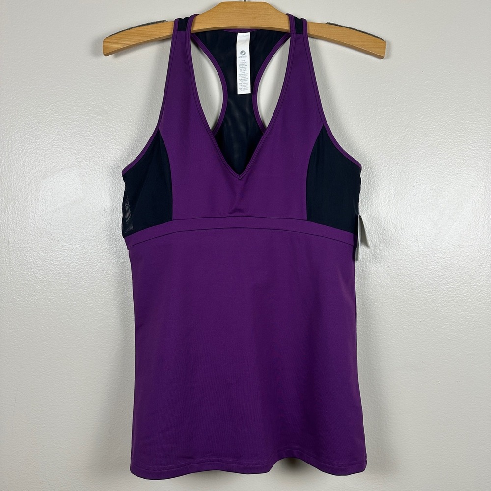Aerie Women's XL Tank Top Purple‎ Racerback Mesh Aerie.fit NEW